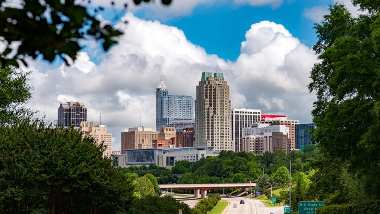 Photo of downtown Raleigh, North Carolina.