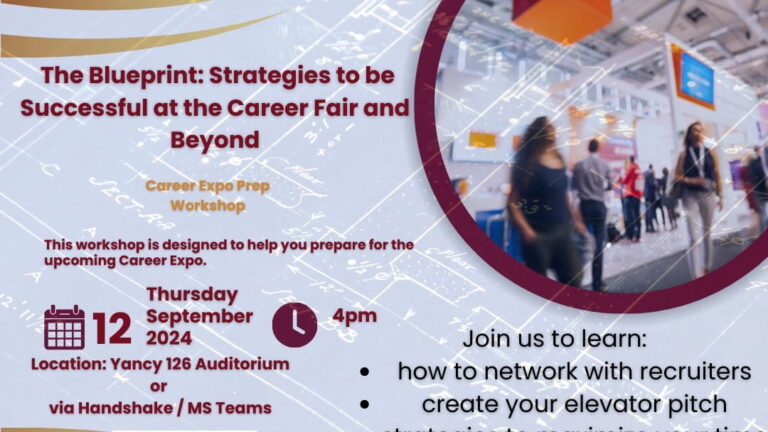 The Blueprint: Strategies to be Successful at the Career Fair and Beyond