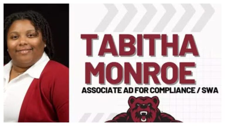 Shaw University appoints Tabitha Monroe as Associate Athletic Director for Compliance and Senior Woman Administrator