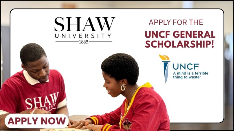 Apply for the UNCF General Scholarship!