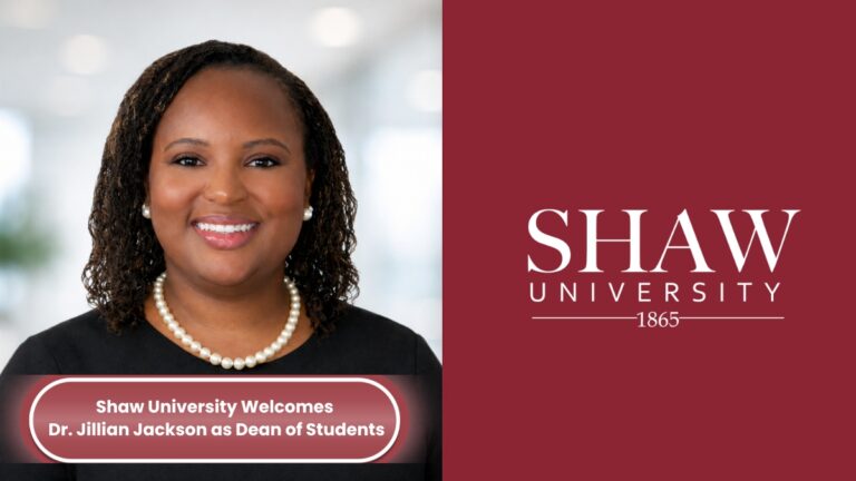 Shaw University Names Dr. Jillian Jackson Dean of Students
