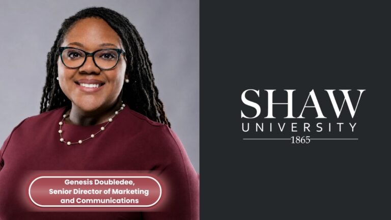 Genesis Doubledee Joins Shaw University as Senior Director of Marketing and Communications